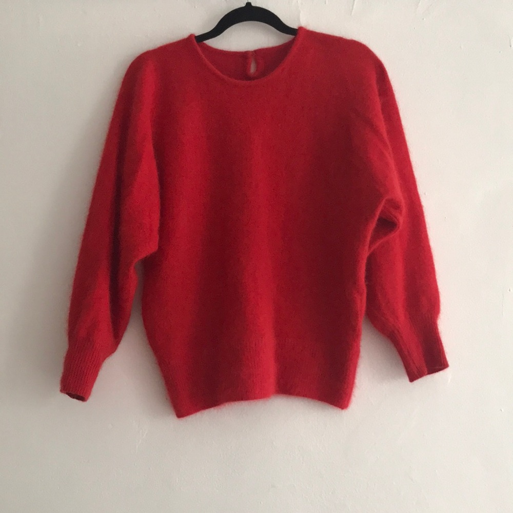 Extremely soft red sweater